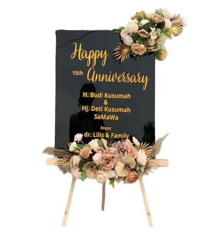 Papan Bunga Akrilik Landak