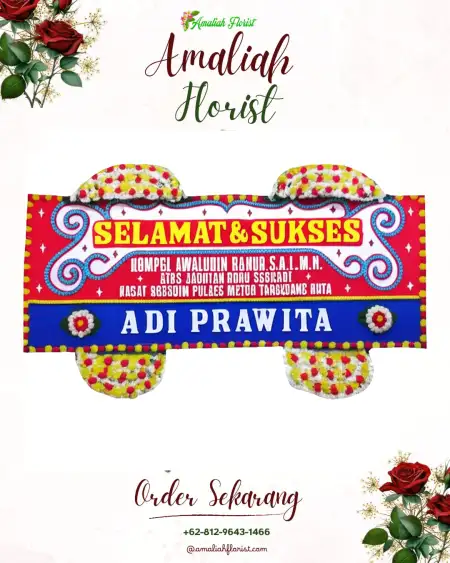 Papan Bunga Ucapan Selamat Landak